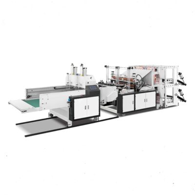 Four Lines Cold Cutting Vest Bag T Shirt Bag Making Machine