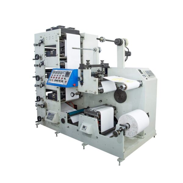 4 Color Label Flexo Printing Machine For Shrink Sleeve Bottle Label - Image 2