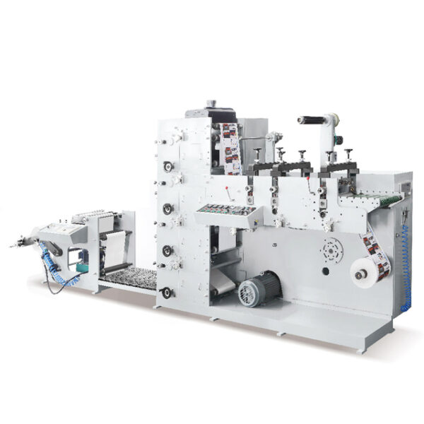 4 Color Label Flexo Printing Machine For Shrink Sleeve Bottle Label - Image 3