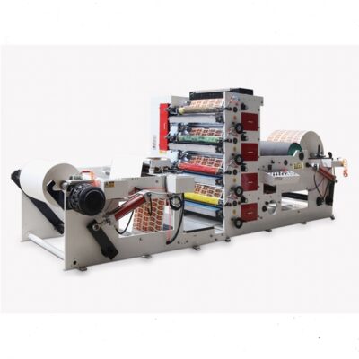 4 Color Flexo Printing Machine For Paper Cup Wrapping Paper Printing