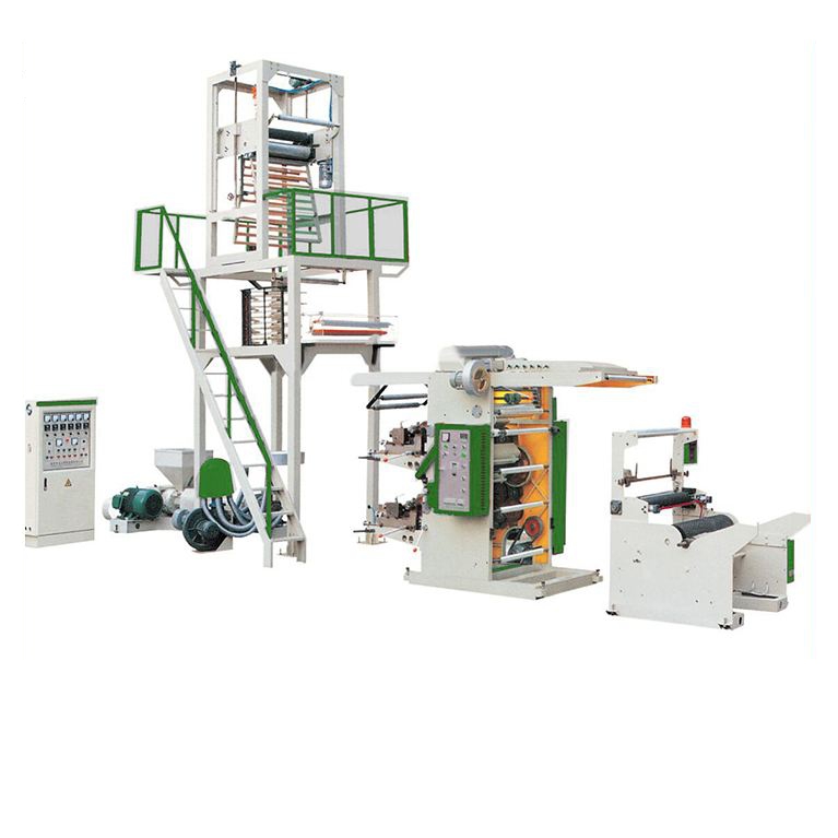 2 Colors Flexo Printing Machine Inline Film Blowing Machine Plastic Bag PE OPP PVC - Image 2