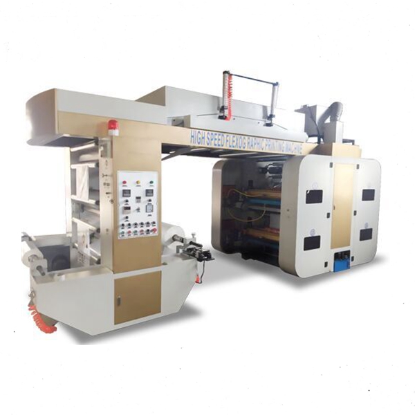 4 Color Flexo Printing Machine Manufacturers Stack Type High Speed - Image 4