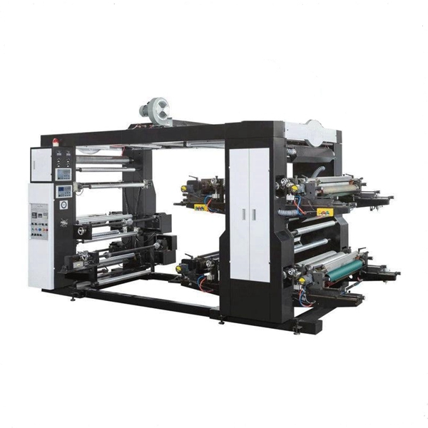 4 Four Colour Flexo Printing Machine Stack Type High Speed