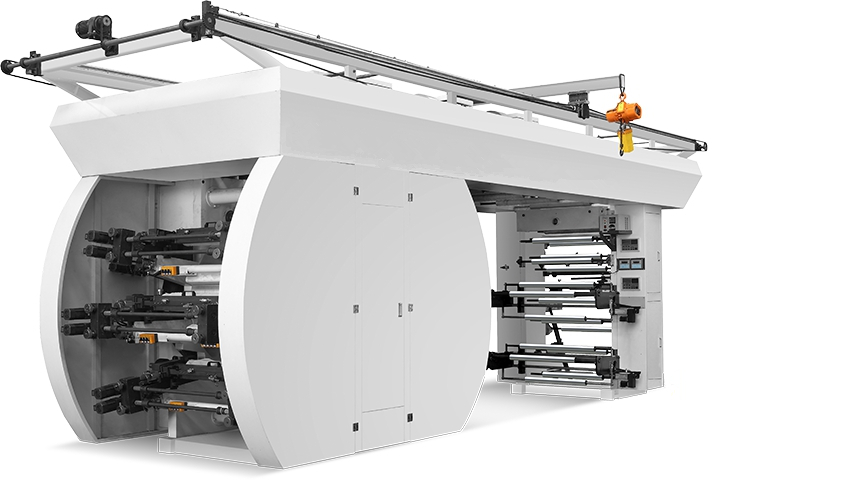 6 Six Colour CI Flexo Printing Machine Central Impression High Speed - Image 4