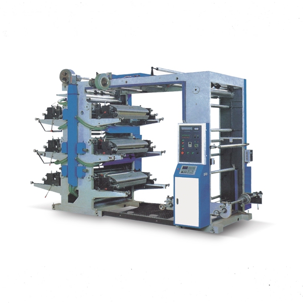 6 Six Color Flexo Printing Machine Stack Type Economic