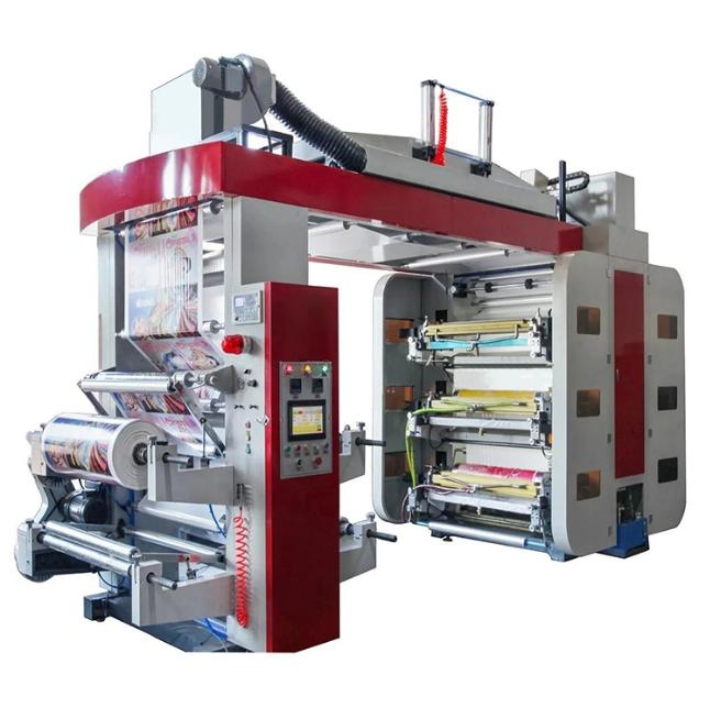 6 Color Flexo Printing Machine Manufacturers Stack Type High Speed - Image 4