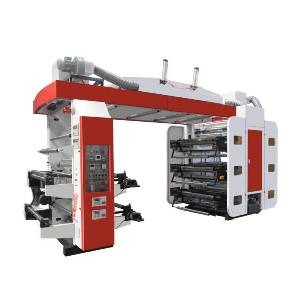 6 Color Flexo Printing Machine Manufacturers Stack Type High Speed - Image 2