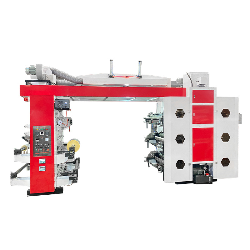 6 Color Flexo Printing Machine Manufacturers Stack Type High Speed - Image 3