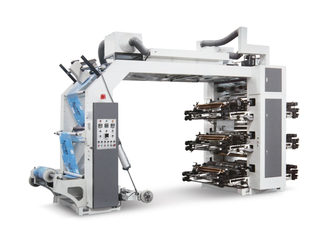 6 Six Color Flexo Printing Machine Price Stack Type High Speed - Image 2