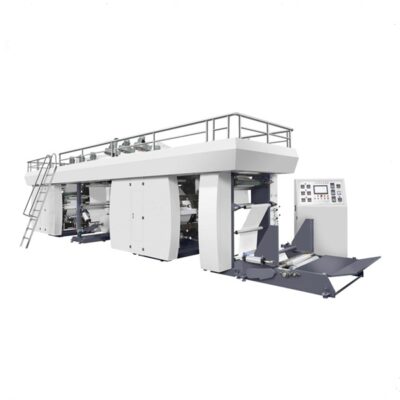 8 Color Central Drum Flexo Printing Machine CI High Speed 4+4