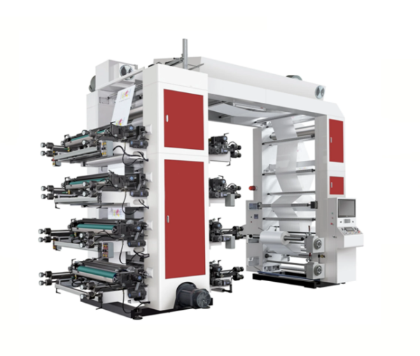 8 Color Flexo Printing Machine Stack Type High Speed - Image 2