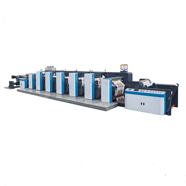 5 Color Inline Flexo Printing Machine Horizontal Unit Type